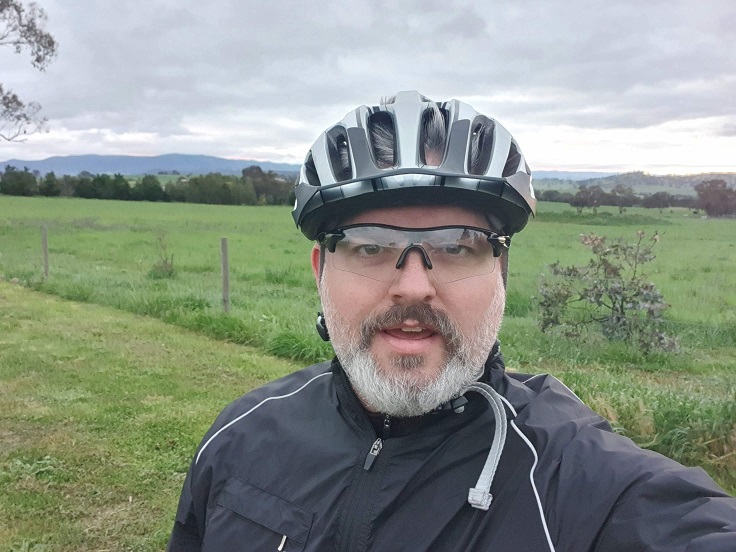 Sunrise while riding